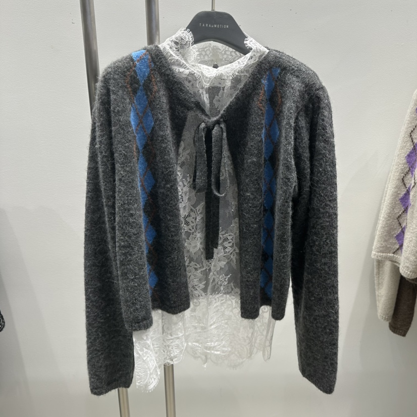 TARABY MOTION韓國直郵㊣女裝新款真品針織衫不含內搭開衫TARABY MOTION針織衫圖色1