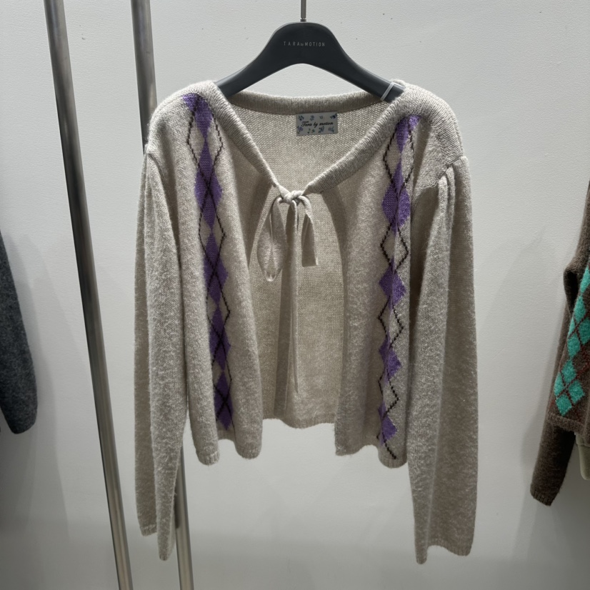 TARABY MOTION韓國直郵㊣女裝新款真品針織衫不含內搭開衫TARABY MOTION針織衫圖色2