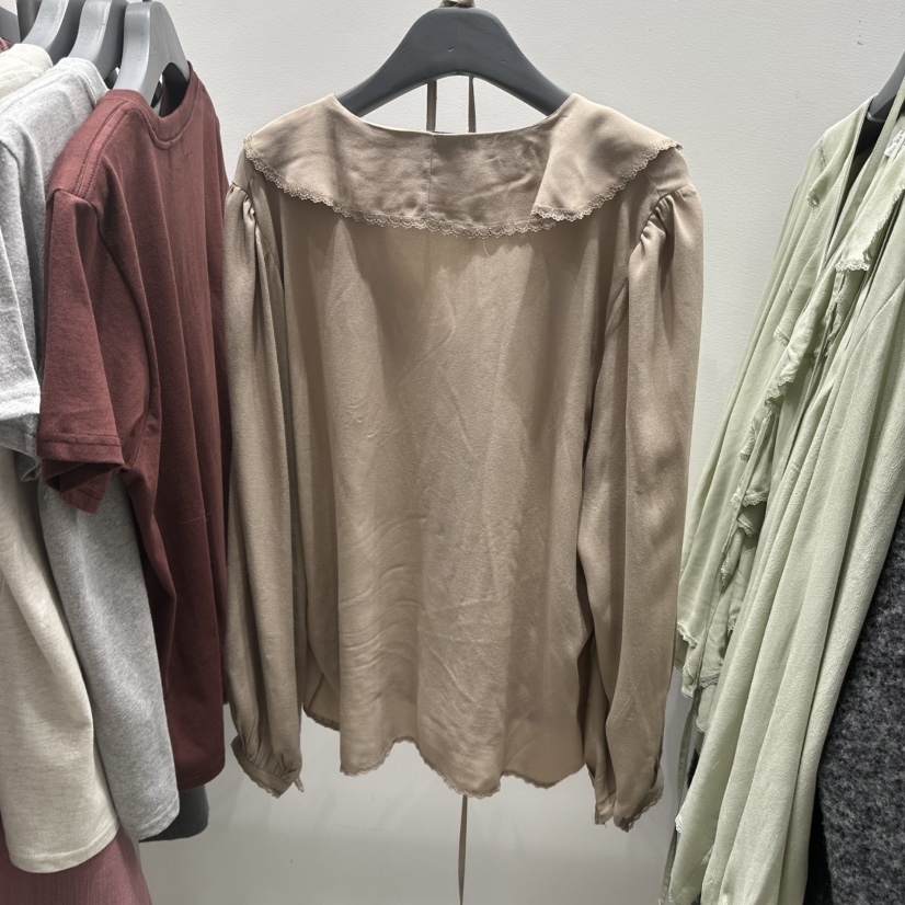 TARABY MOTION東大門㊣代購女裝新款休閑推薦職業襯衫蕾絲衫TARABY MOTION襯衫/蕾絲衫