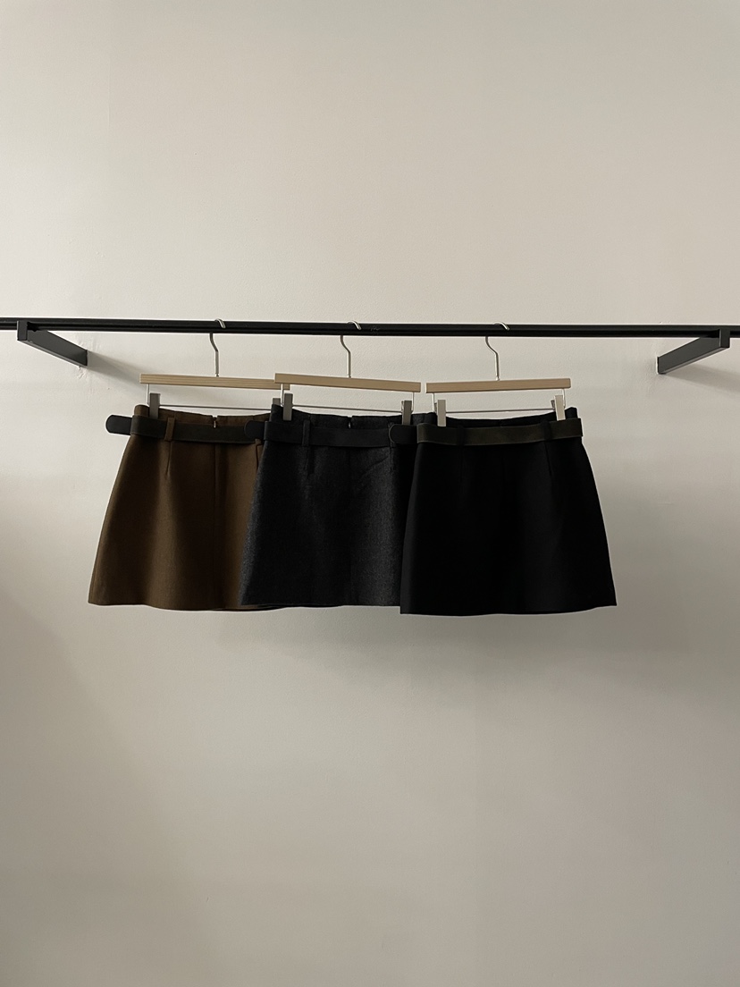 2DA/DARIMI-P東大門㊣實拍女裝新品休閑真品推薦短裙含腰帶2DA/DARIMI-P短裙