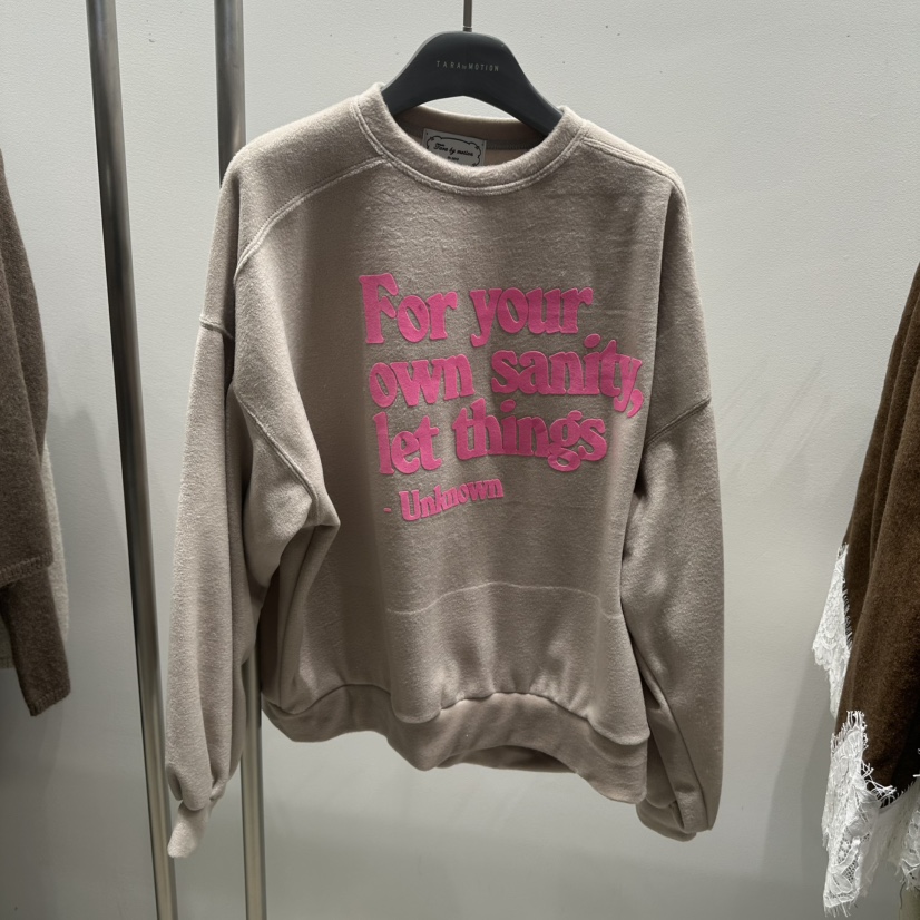 TARABY MOTION東大門㊣代購女裝新款休閑職業時尚真品衛衣TARABY MOTION衛衣圖色2