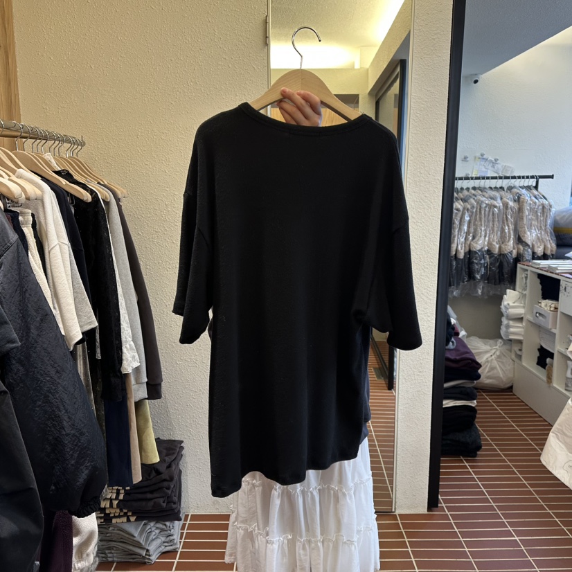 CHOI-L韓國直郵㊣女裝新款休閑推薦人氣時尚真品T恤口袋抓絨CHOIT恤