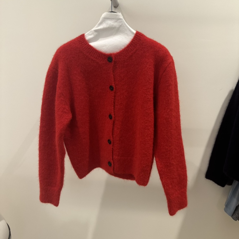 AGO東大門㊣代購女裝新品休閑推薦真品職業時尚毛衣羊駝毛開衫AGO毛衣圖色1