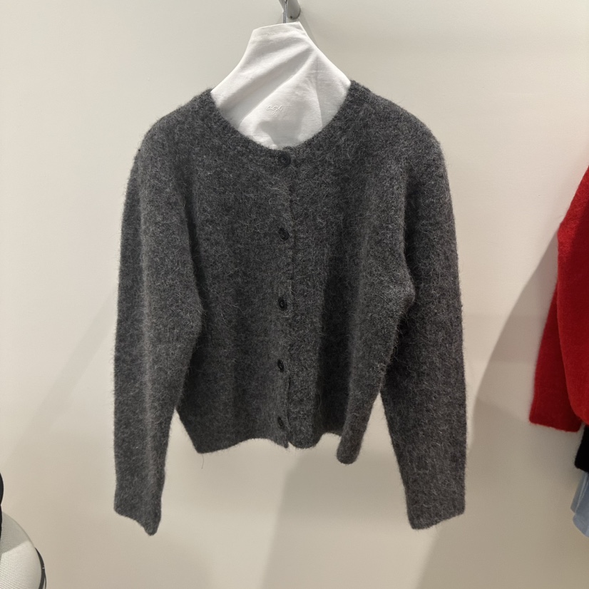 AGO東大門㊣代購女裝新品休閑推薦真品職業時尚毛衣羊駝毛開衫AGO毛衣圖色3