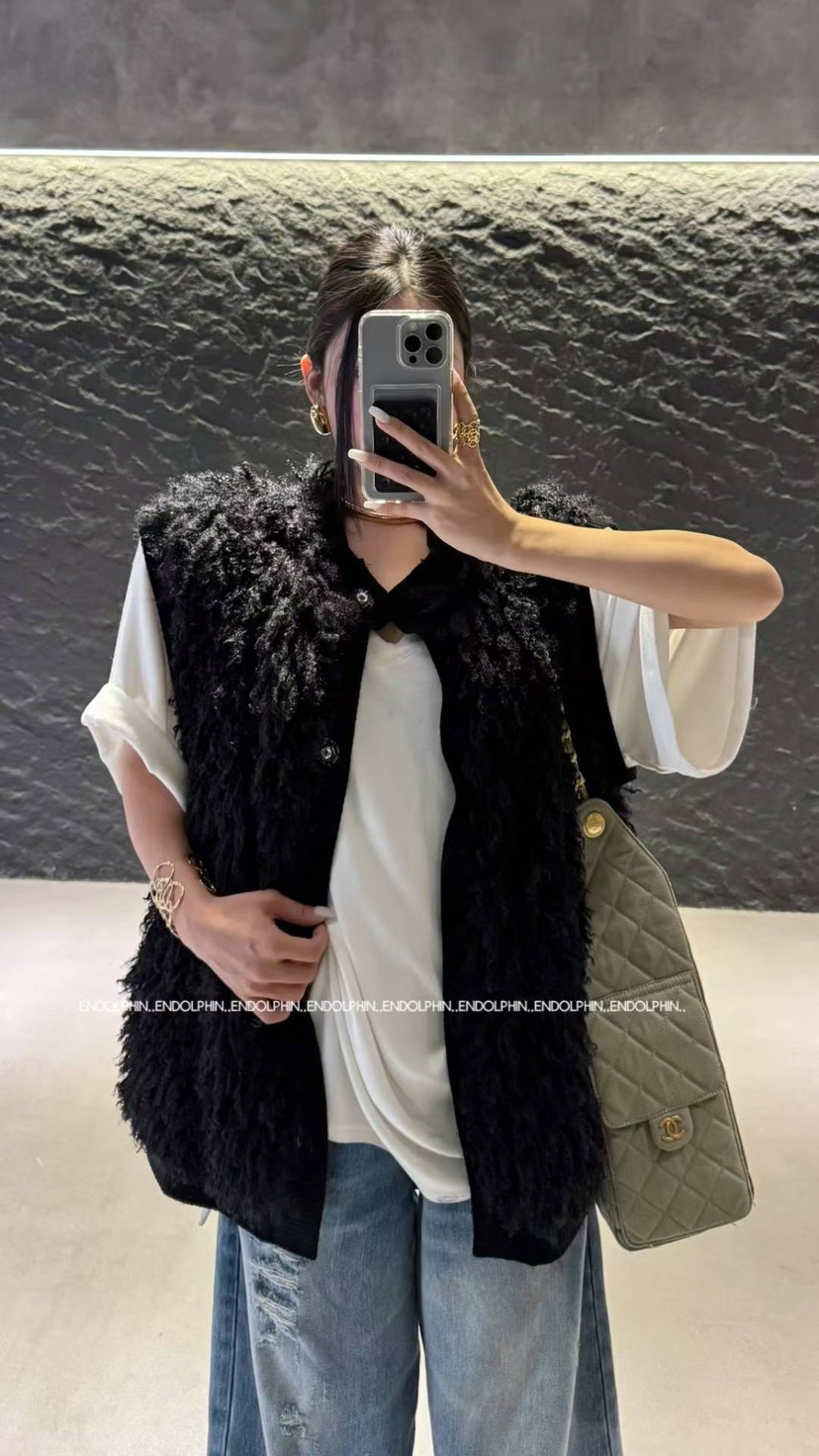 ENDOLPHIN韓國代購㊣女裝新款人氣推薦職業馬甲不含內搭皮草ENDOLPHIN馬甲