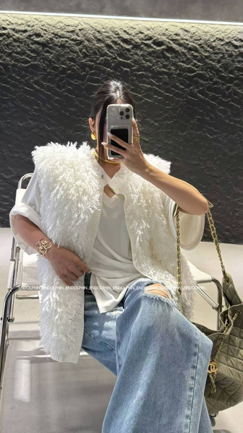 ENDOLPHIN韓國代購㊣女裝新款人氣推薦職業馬甲不含內搭皮草ENDOLPHIN馬甲圖色2