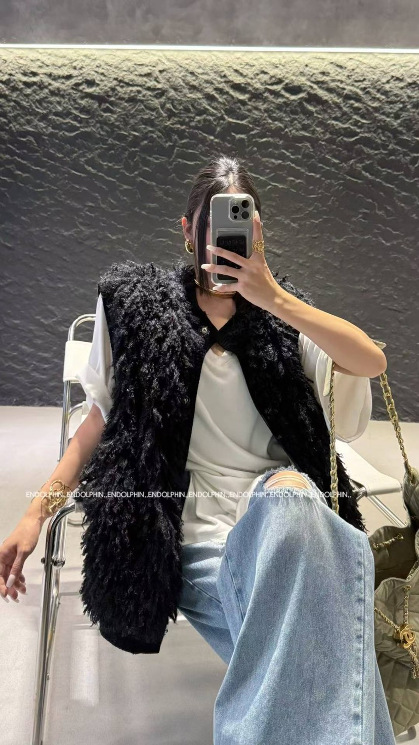 ENDOLPHIN韓國代購㊣女裝新款人氣推薦職業馬甲不含內搭皮草ENDOLPHIN馬甲圖色4