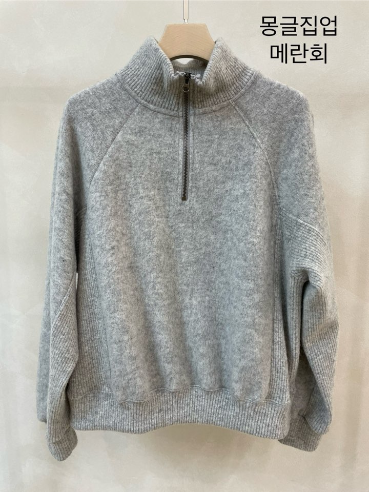 LAKE-A東大門㊣實拍女裝新款推薦人氣時尚職業熱賣衛衣拉鏈Lake side衛衣圖色1