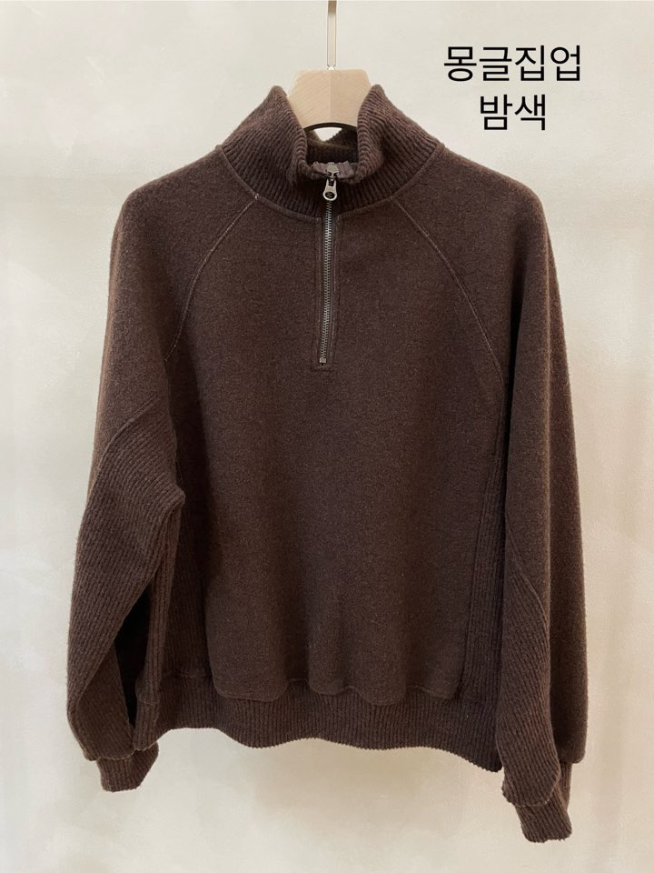 LAKE-A東大門㊣實拍女裝新款推薦人氣時尚職業熱賣衛衣拉鏈Lake side衛衣圖色2