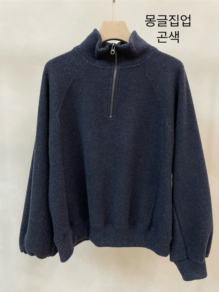 LAKE-A東大門㊣實拍女裝新款推薦人氣時尚職業熱賣衛衣拉鏈Lake side衛衣圖色3