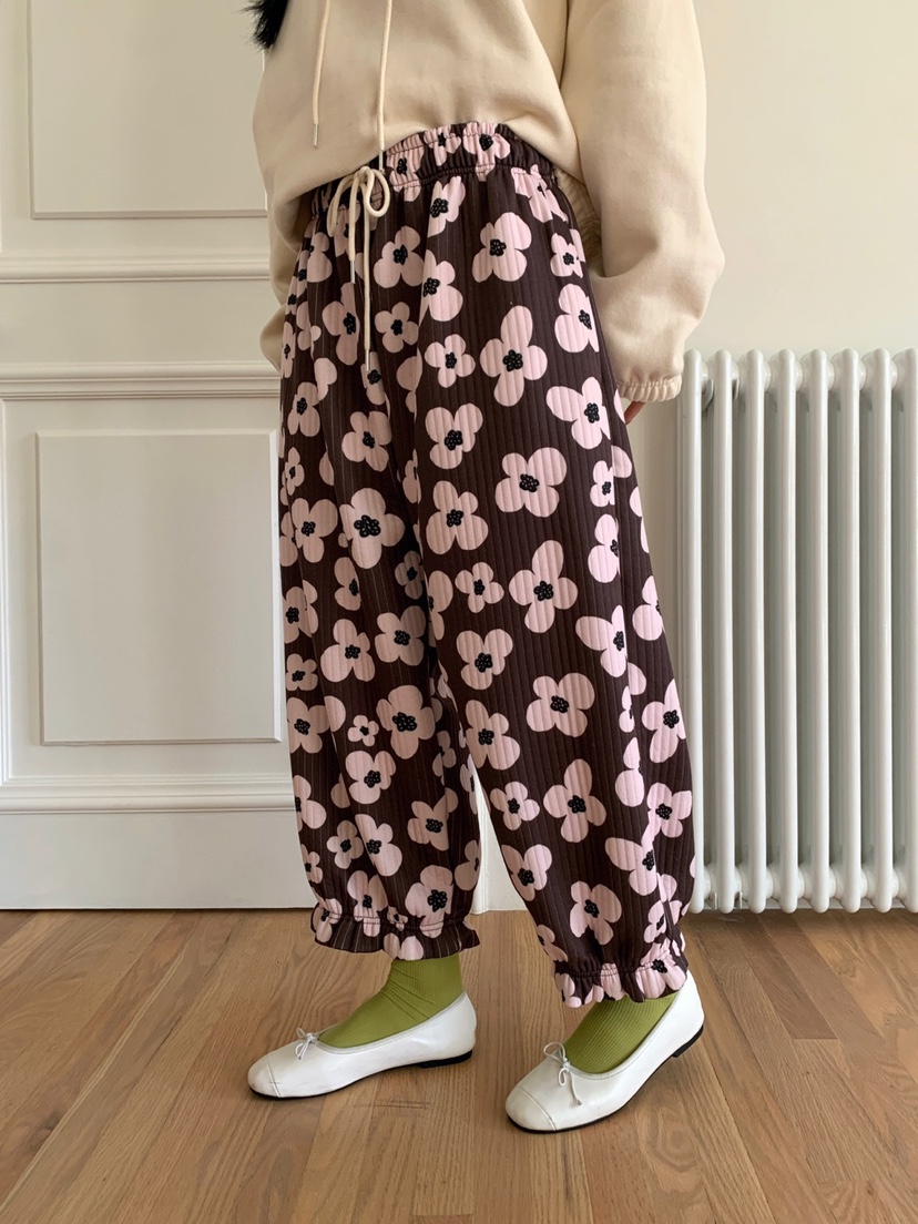 TOLL韓國代購㊣女裝新款熱賣推薦休閑職業人氣時尚休閑褲絎縫TOLL休閑褲