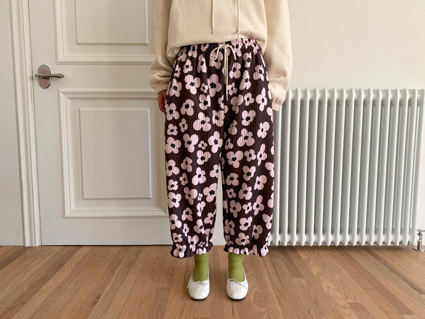 TOLL韓國代購㊣女裝新款熱賣推薦休閑職業人氣時尚休閑褲絎縫TOLL休閑褲