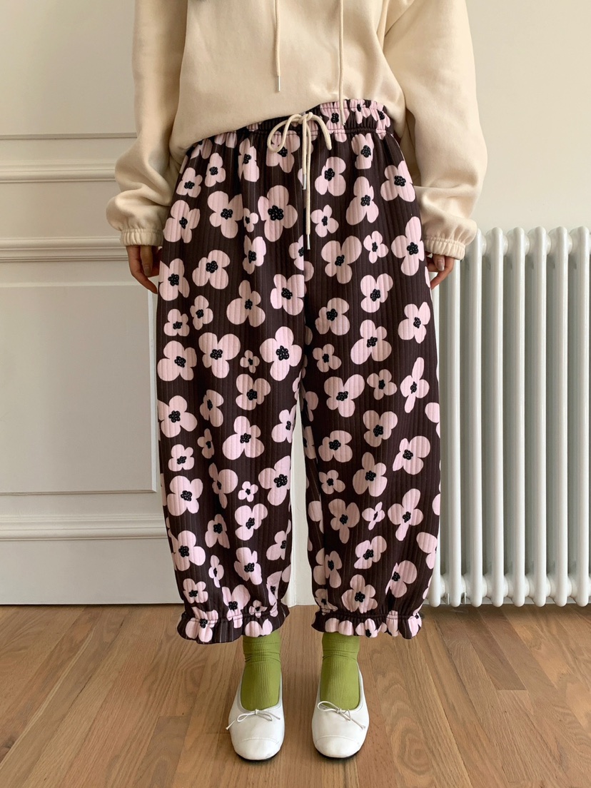 TOLL韓國代購㊣女裝新款熱賣推薦休閑職業人氣時尚休閑褲絎縫TOLL休閑褲圖色1