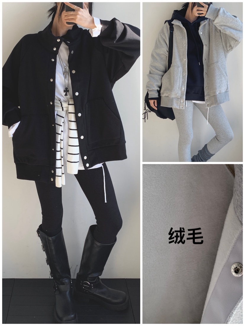 DAVICHI韓國直郵㊣女裝新款熱賣人氣職業25秋冬推薦夾克加絨DAVICHI夾克