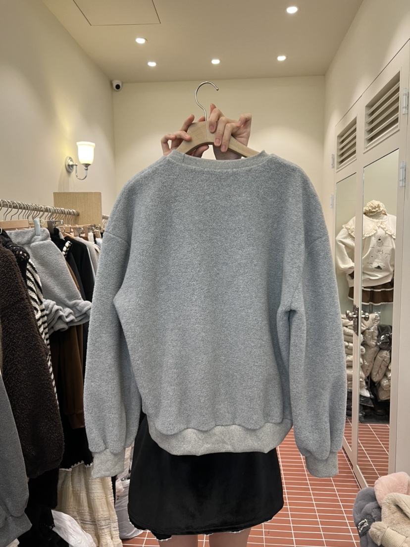 BE&amp;BE韓國代購㊣女裝新款推薦熱賣25秋冬時尚休閑衛衣BE&be衛衣