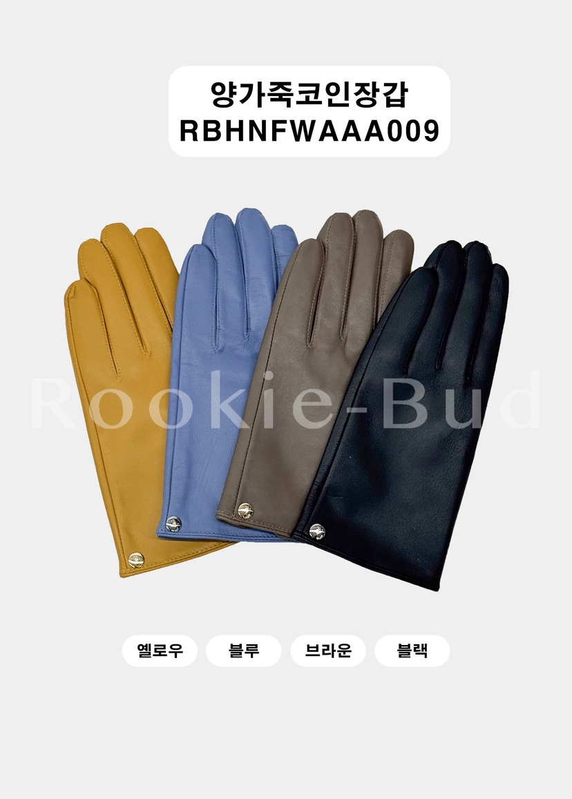 ROOKIE BUD韓國代購㊣女士新款熱賣職業推薦時尚休閑手套羊皮ROOKIE BUD-L手套