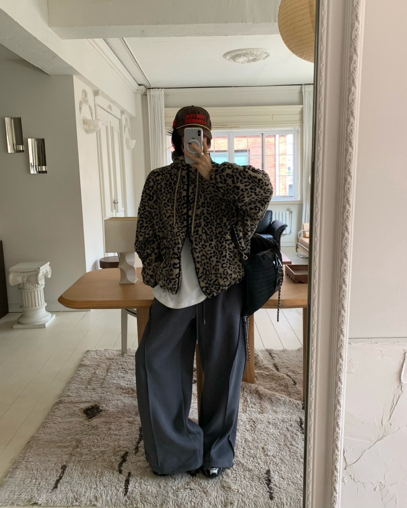 REVE CITE-L韓國代購㊣女裝新款人氣25秋冬時尚休閑褲短款REVE CITE休閑褲