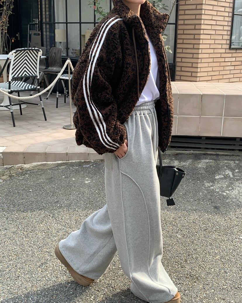 REVE CITE-L韓國代購㊣女裝新款人氣25秋冬時尚休閑褲短款REVE CITE休閑褲