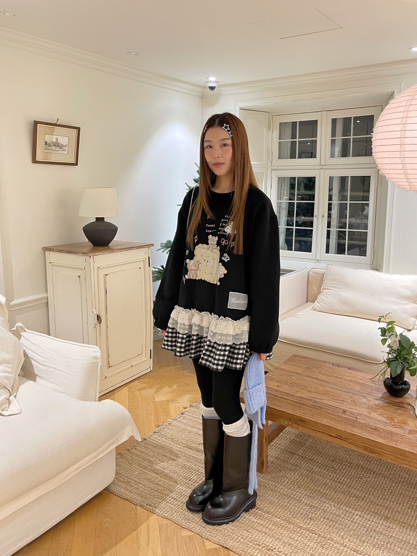 BOUTIQUE-L東大門㊣直郵女士新品職業休閑人氣推薦時尚衛衣BOUTIQUE-L衛衣