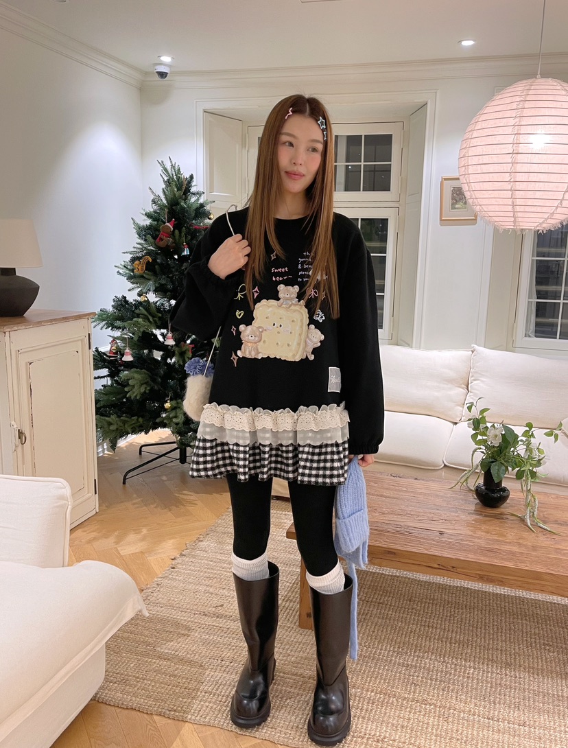 BOUTIQUE-L東大門㊣直郵女士新品職業休閑人氣推薦時尚衛衣BOUTIQUE-L衛衣