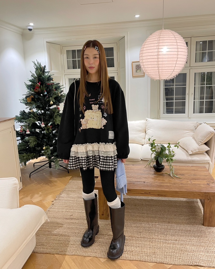 BOUTIQUE-L東大門㊣直郵女士新品職業休閑人氣推薦時尚衛衣BOUTIQUE-L衛衣