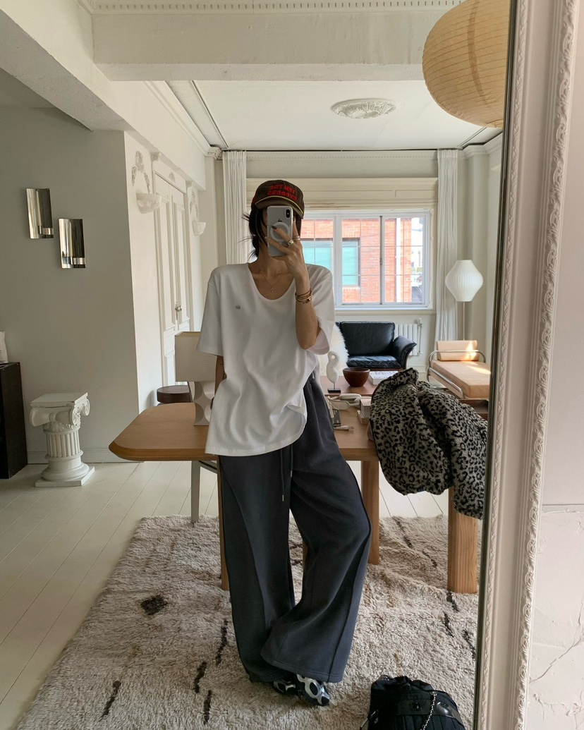 REVE CITE-L東大門㊣代購女士新款休閑熱賣時尚人氣25秋冬T恤REVE CITET恤