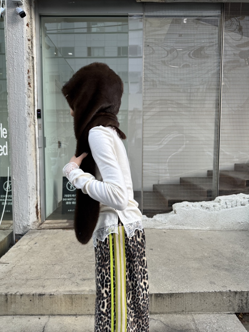 FRANC—L韓國代購㊣女士新品推薦職業人氣休閑25秋冬帽子貂皮FRANC帽子