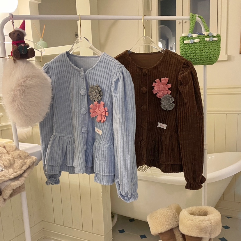 BOUTIQUE-L韓國直郵㊣女裝新款休閑推薦時尚人氣襯衫蕾絲衫BOUTIQUE-L襯衫/蕾絲衫