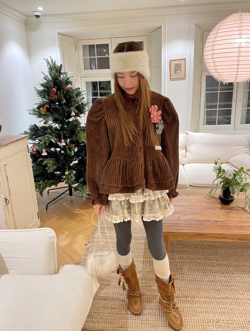 BOUTIQUE-L韓國直郵㊣女裝新款休閑推薦時尚人氣襯衫蕾絲衫BOUTIQUE-L襯衫/蕾絲衫