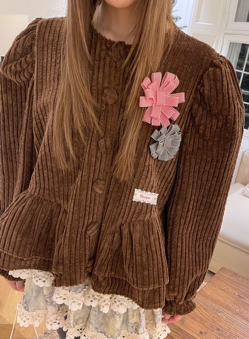 BOUTIQUE-L韓國直郵㊣女裝新款休閑推薦時尚人氣襯衫蕾絲衫BOUTIQUE-L襯衫/蕾絲衫