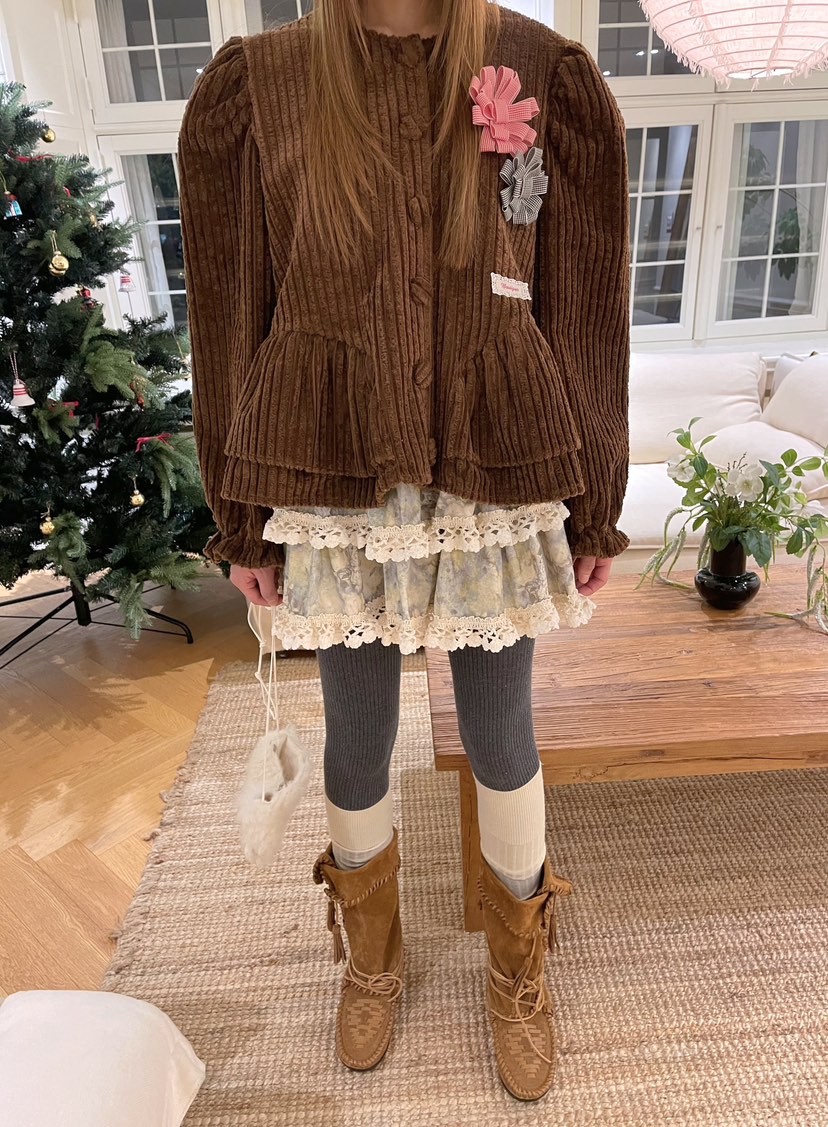 BOUTIQUE-L韓國直郵㊣女裝新款休閑推薦時尚人氣襯衫蕾絲衫BOUTIQUE-L襯衫/蕾絲衫