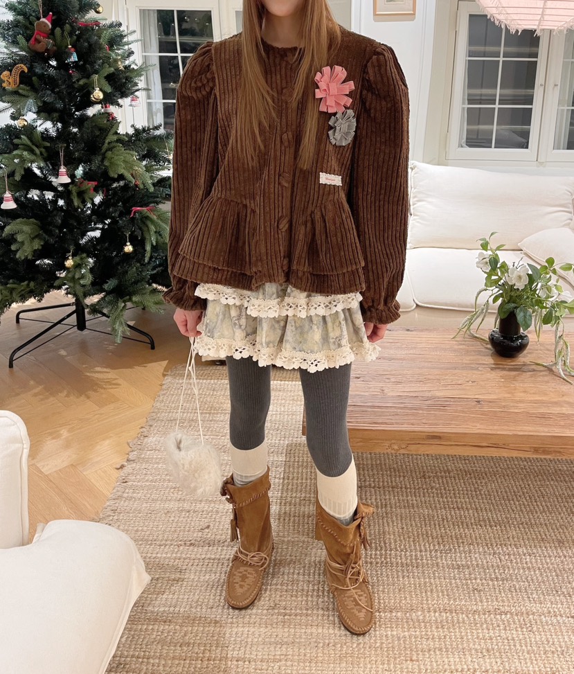 BOUTIQUE-L韓國直郵㊣女裝新款休閑推薦時尚人氣襯衫蕾絲衫BOUTIQUE-L襯衫/蕾絲衫