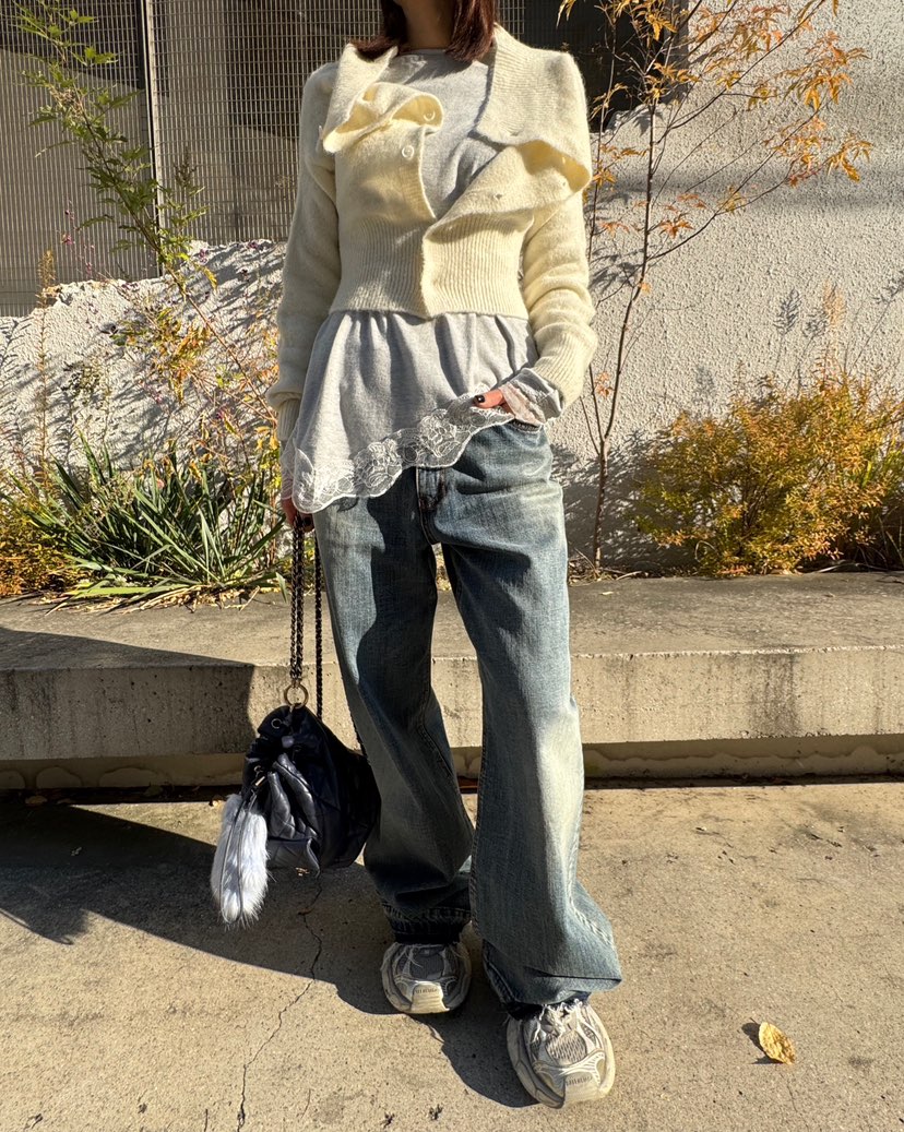 FRANC—L韓國代購㊣女士新品人氣推薦職業休閑熱賣針織衫露肩FRANC針織衫