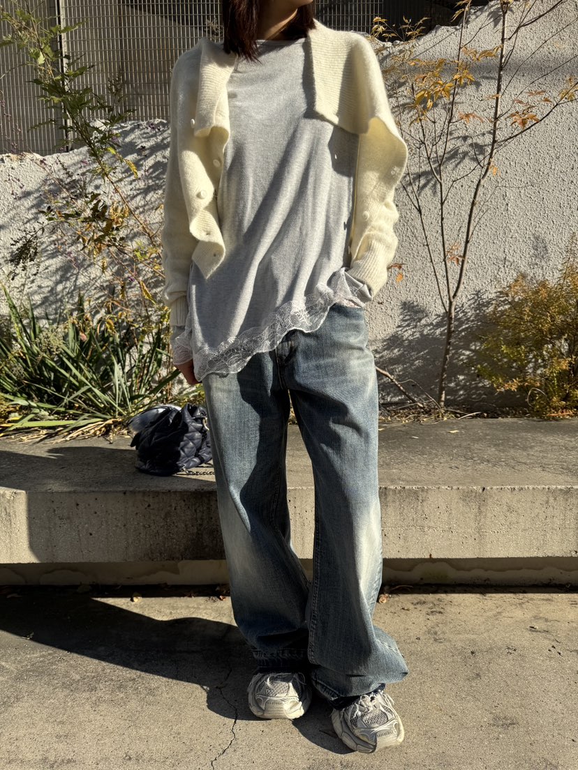 FRANC—L韓國代購㊣女士新品人氣推薦職業休閑熱賣針織衫露肩FRANC針織衫