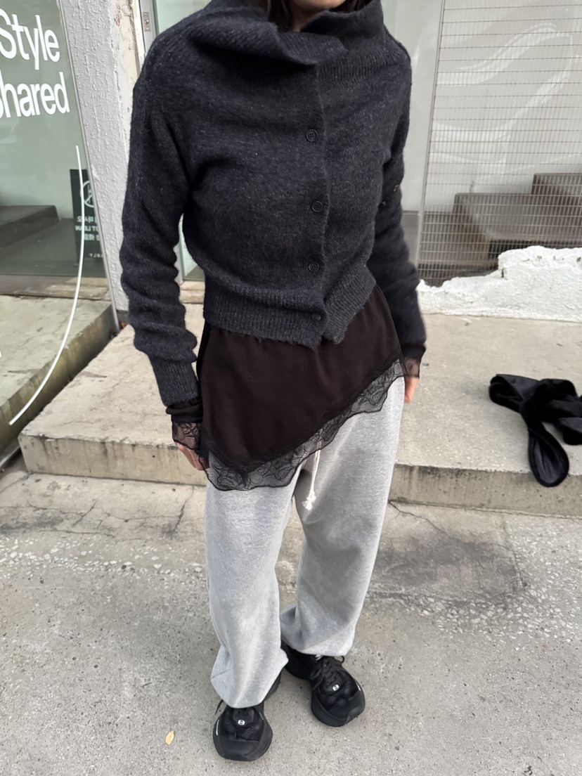 FRANC—L韓國代購㊣女士新品人氣推薦職業休閑熱賣針織衫露肩FRANC針織衫