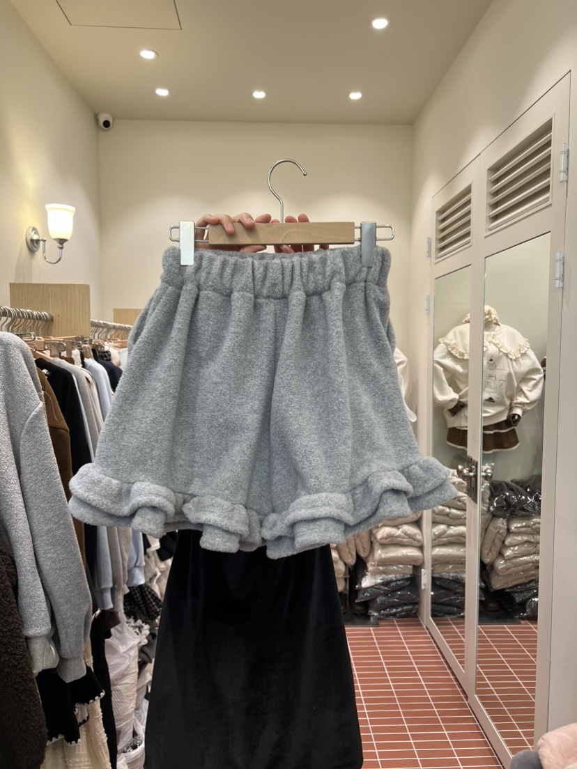 BE&amp;BE韓國代購㊣女士新品人氣推薦職業休閑短褲荷葉邊BE&be短褲