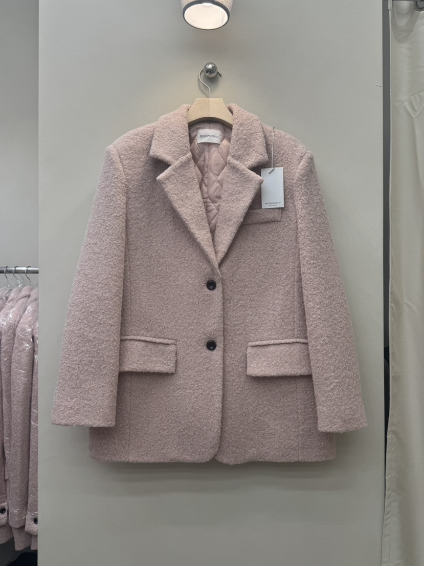 NOTHING韓國直郵㊣女裝新品人氣25秋冬休閑職業熱賣推薦夾克NOTHING夾克圖色1