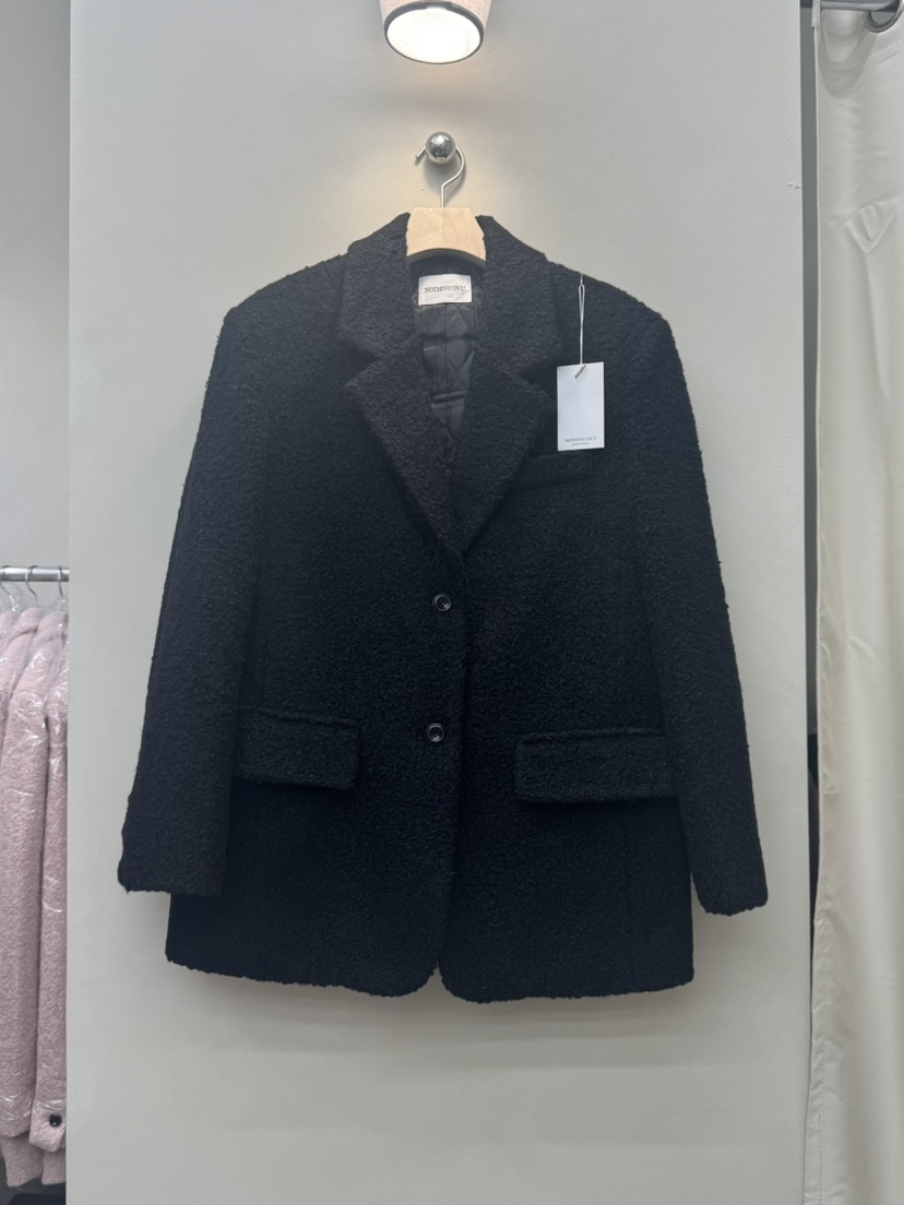 NOTHING韓國直郵㊣女裝新品人氣25秋冬休閑職業熱賣推薦夾克NOTHING夾克圖色2