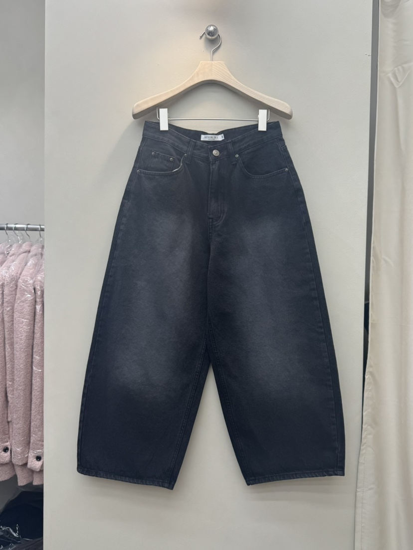 NOTHING東大門㊣實拍女士新款25秋冬推薦熱賣休閑時尚牛仔褲NOTHING牛仔褲圖色1