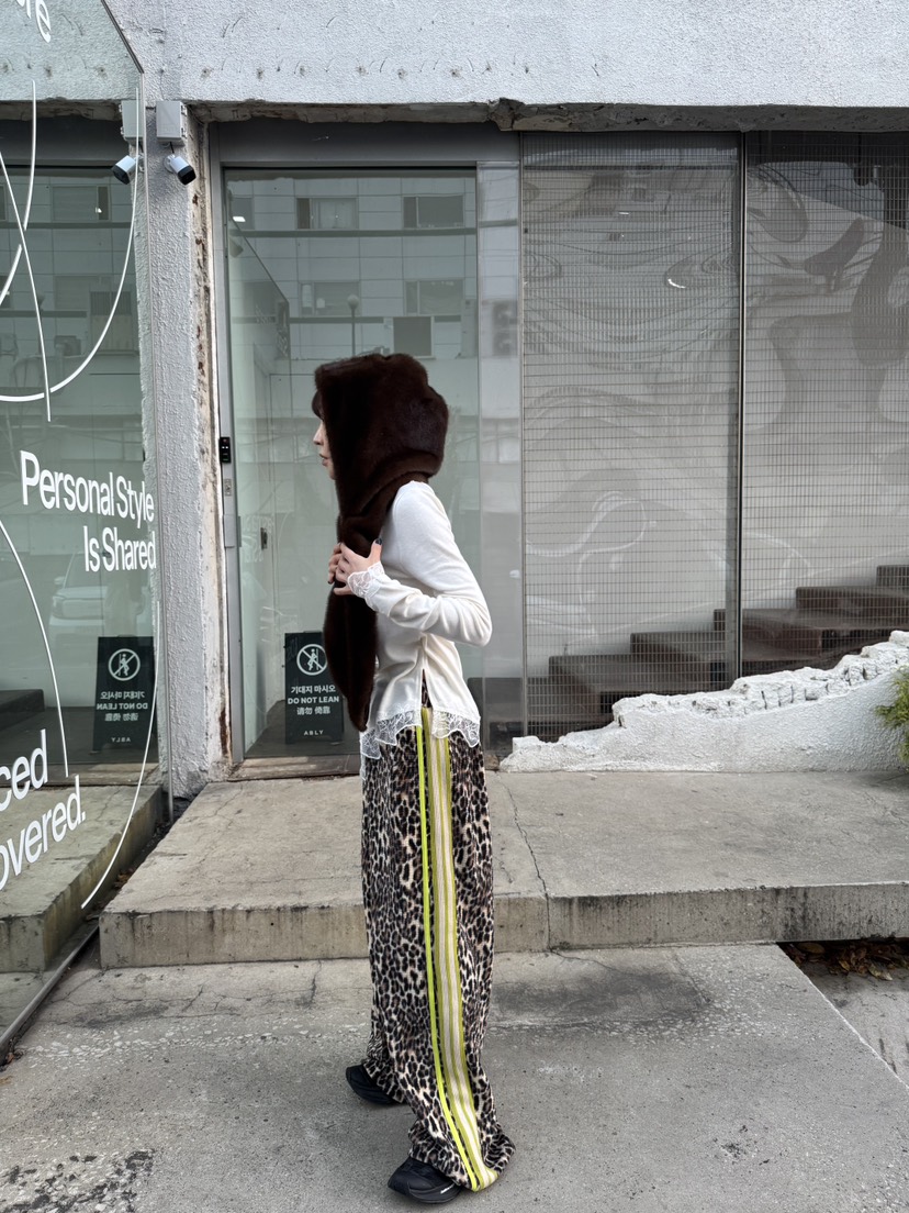 FRANC—L韓國代購㊣女士新款人氣休閑25秋冬熱賣時尚休閑褲FRANC休閑褲