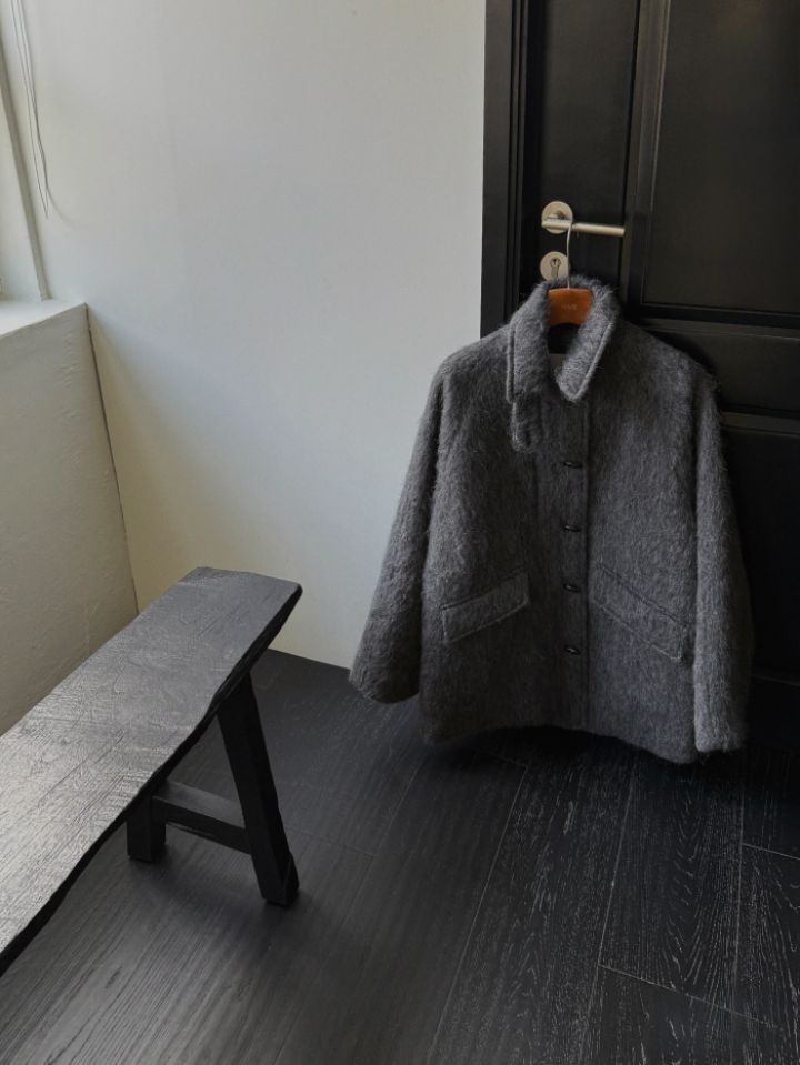 MARE韓國代購㊣女裝新款時尚25秋冬熱賣休閑職業人氣短款大衣MARE短款大衣