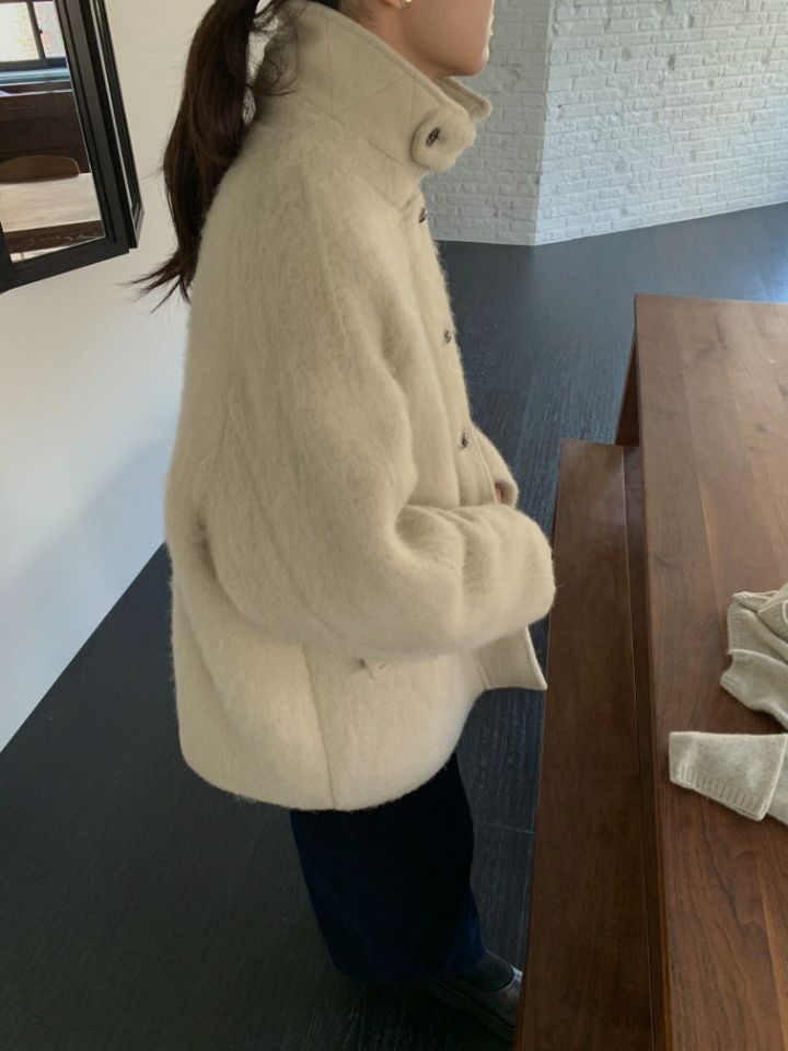 MARE韓國代購㊣女裝新款時尚25秋冬熱賣休閑職業人氣短款大衣MARE短款大衣