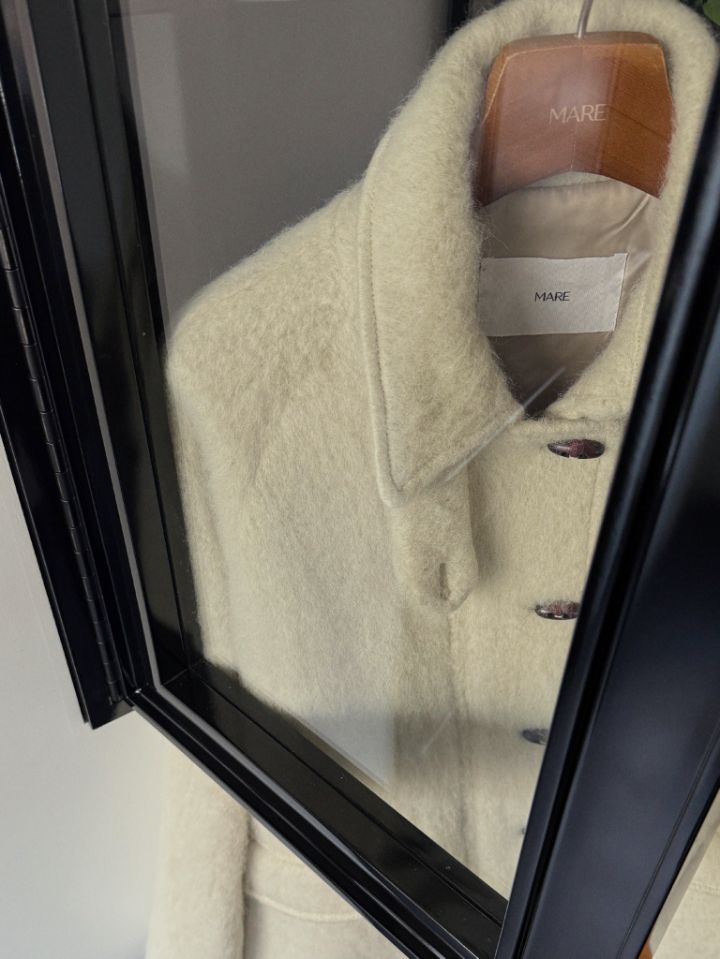 MARE韓國代購㊣女裝新款時尚25秋冬熱賣休閑職業人氣短款大衣MARE短款大衣