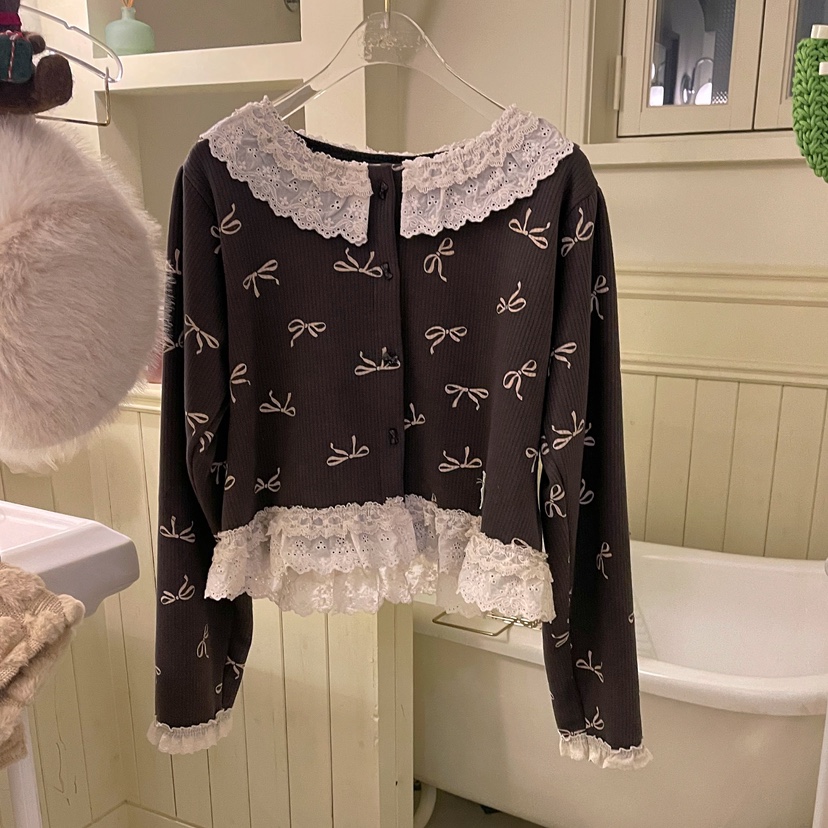 BOUTIQUE-L東大門㊣實拍女裝新品休閑職業熱賣推薦襯衫蕾絲衫BOUTIQUE-L襯衫/蕾絲衫圖色1