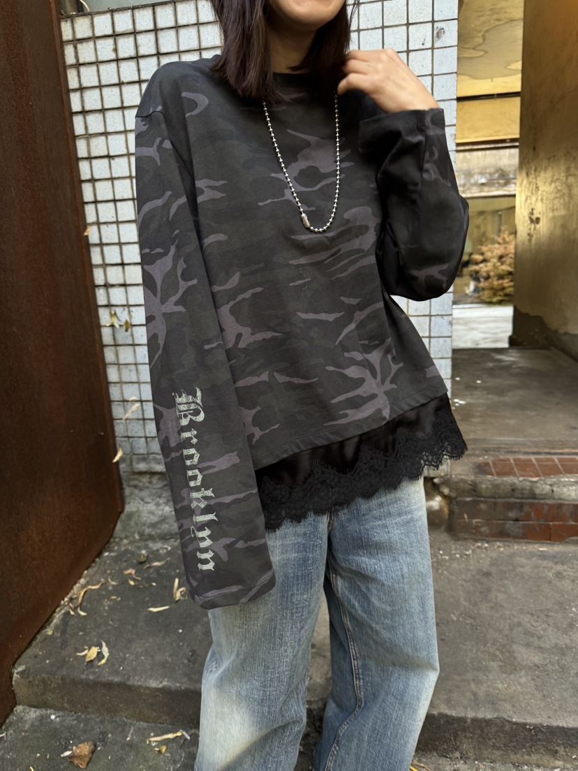 FRANC—L東大門㊣代購女裝新款25秋冬人氣時尚休閑熱賣長袖T恤FRANC長袖T恤圖色1