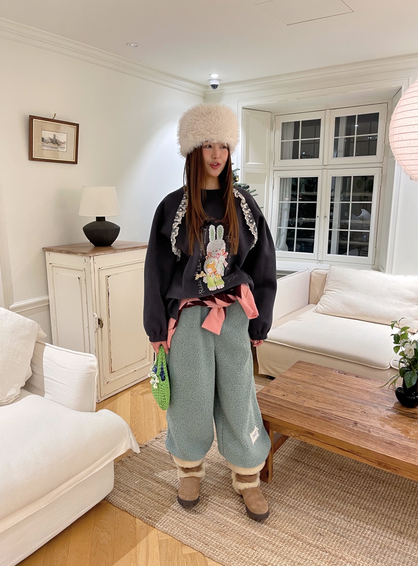 BOUTIQUE-L韓國直郵㊣女裝新品25秋冬休閑推薦職業人氣休閑褲BOUTIQUE-L休閑褲