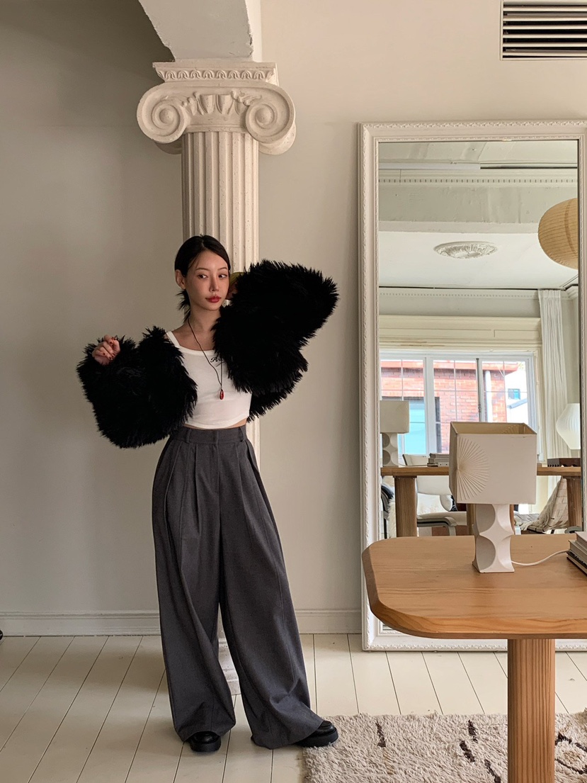 REVE CITE-L東大門㊣實拍女士新品職業休閑時尚人氣休閑褲REVE CITE休閑褲