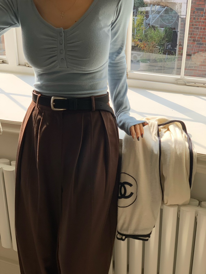 REVE CITE-L東大門㊣實拍女士新品職業休閑時尚人氣休閑褲REVE CITE休閑褲