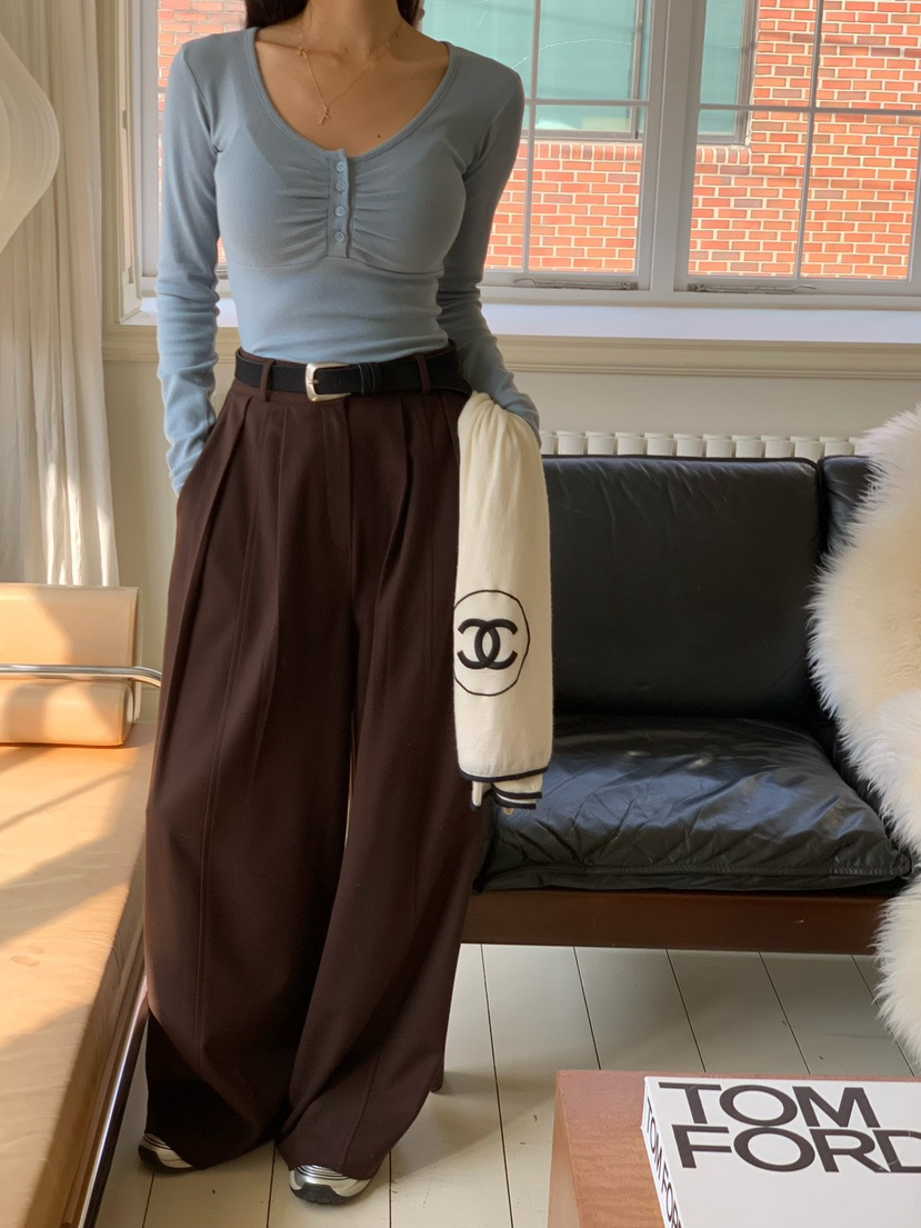 REVE CITE-L東大門㊣實拍女士新品職業休閑時尚人氣休閑褲REVE CITE休閑褲