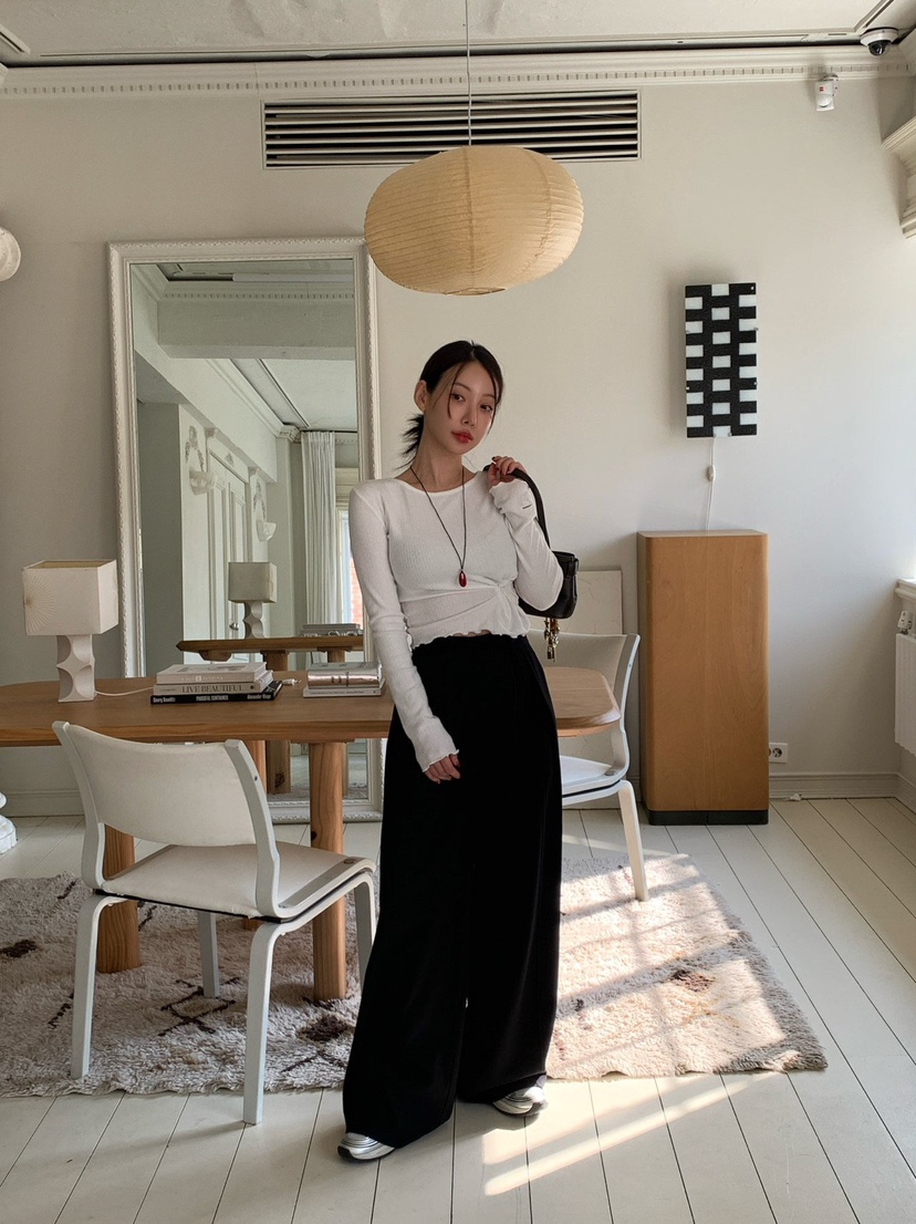 REVE CITE-L東大門㊣實拍女士新品職業休閑時尚人氣休閑褲REVE CITE休閑褲